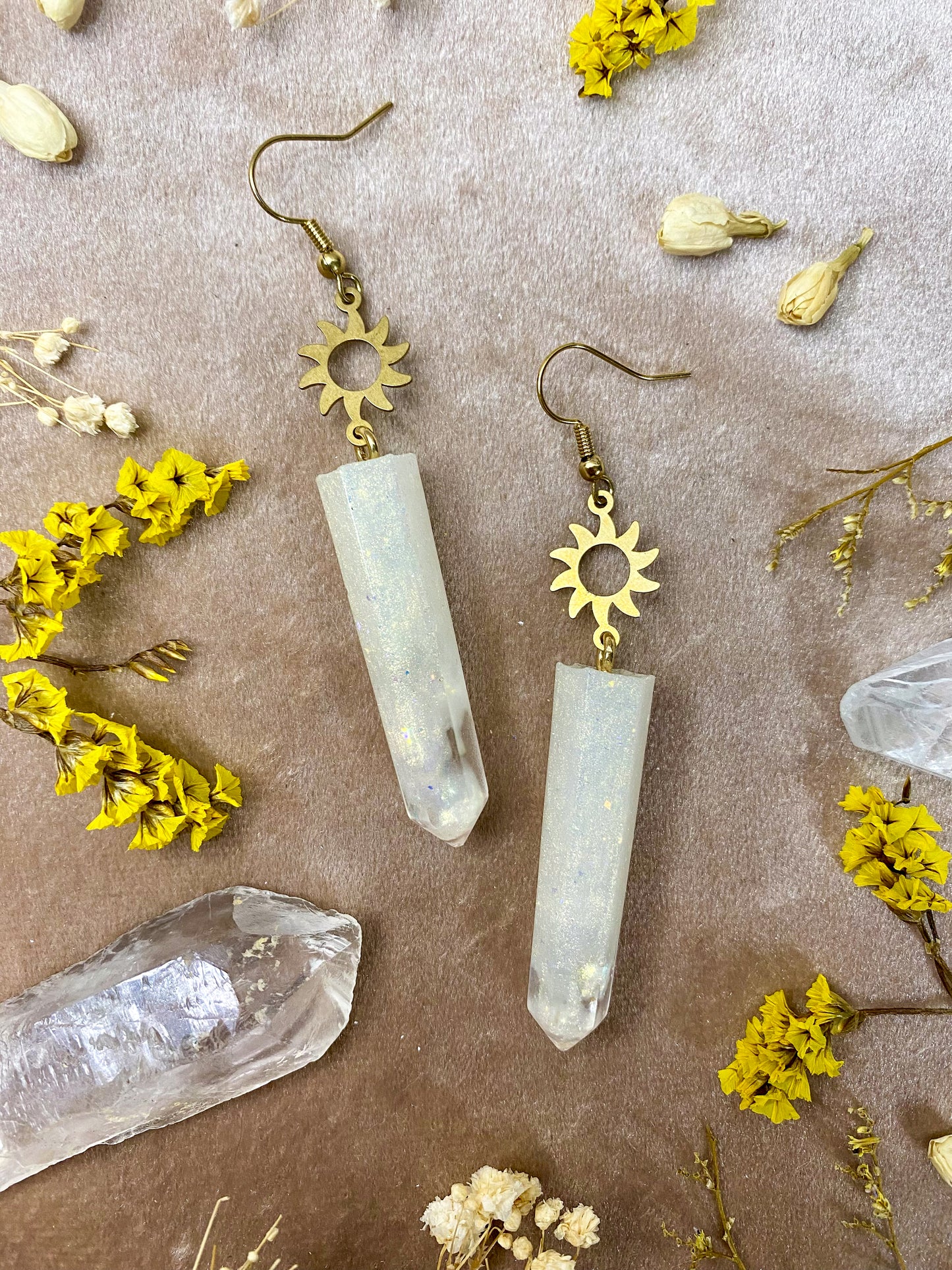 Sunkissed Glow Crystal Earrings