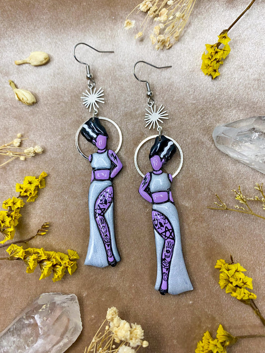 Lady Frankenstein Earrings