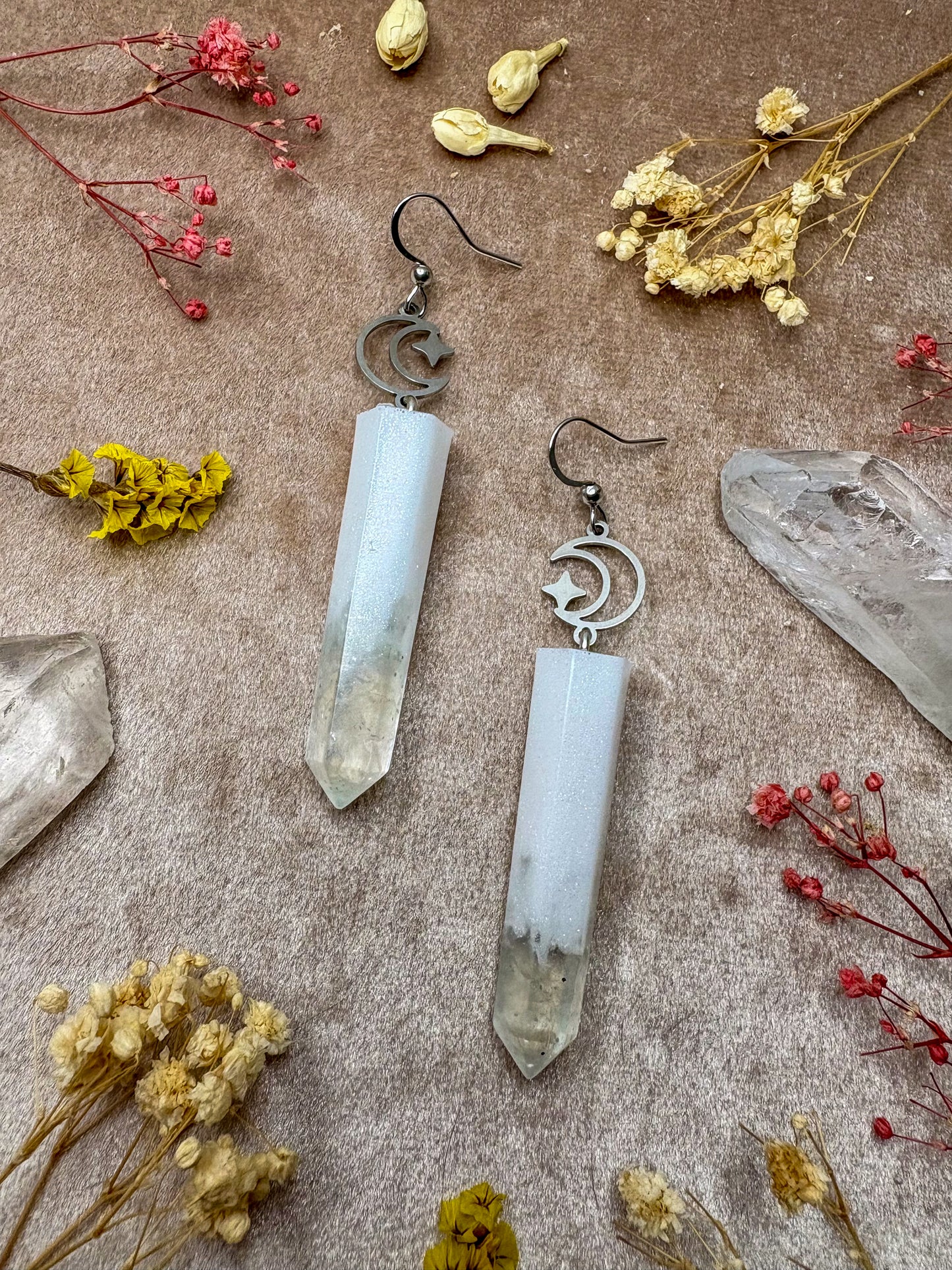 Moonlit Glow Crystal Earrings