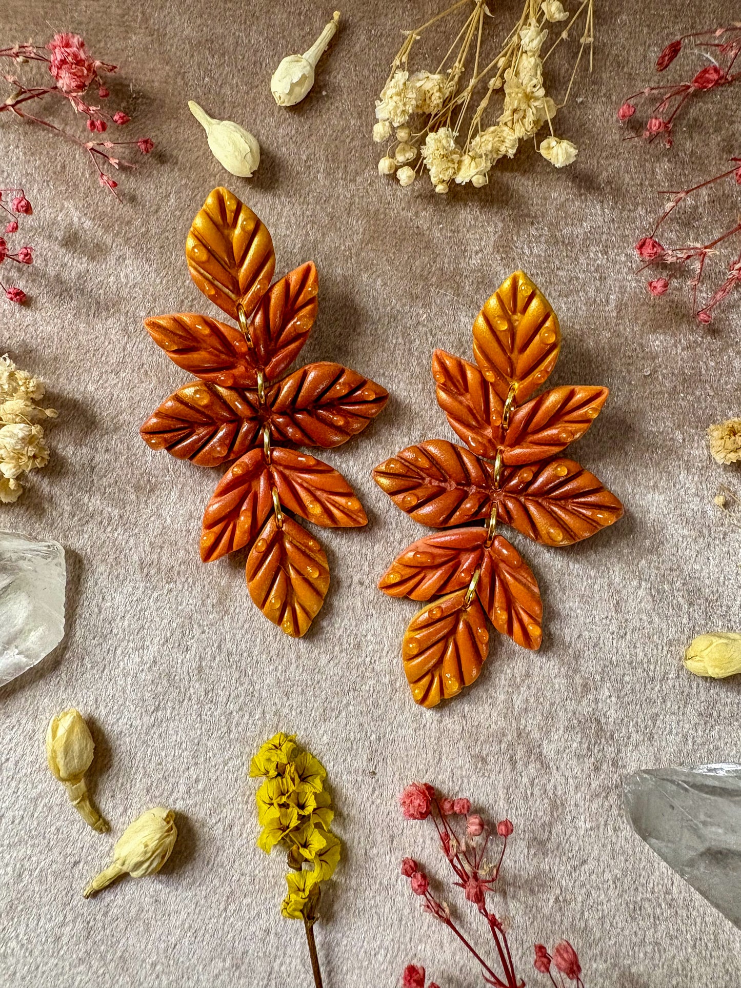 Falling Leaves Dangle Earrings
