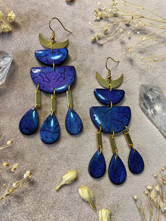 Constellation Color Shift Statement Earrings