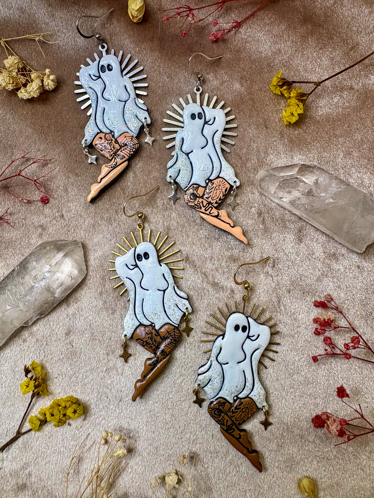 Pin-up Ghost Girl Earrings