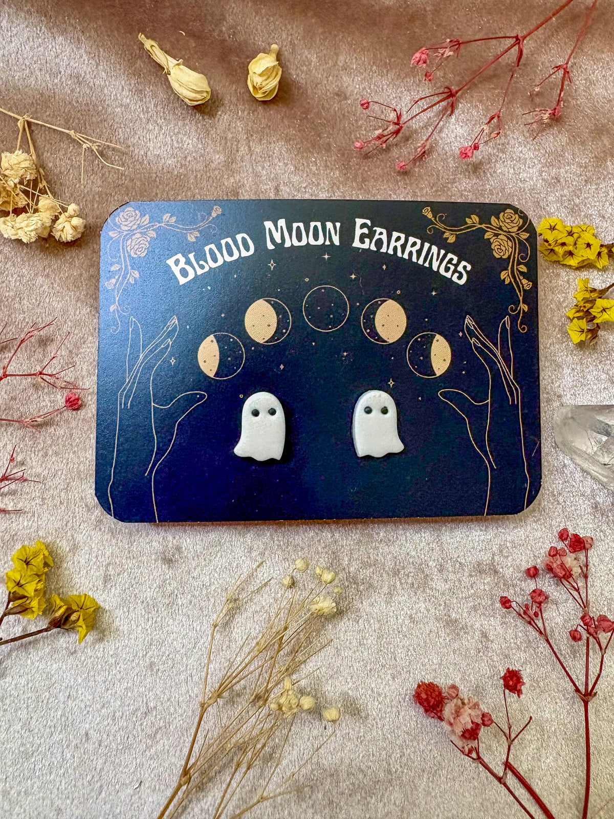 Ghost Stud Earrings