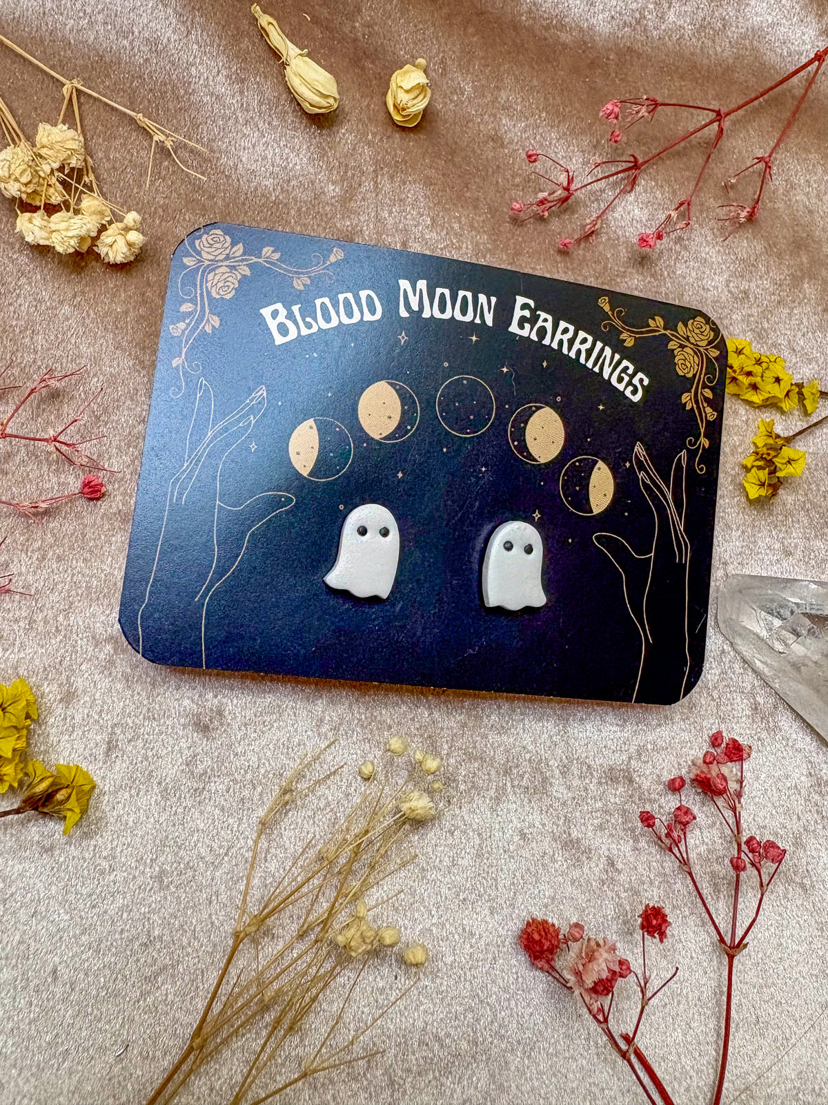 Ghost Stud Earrings