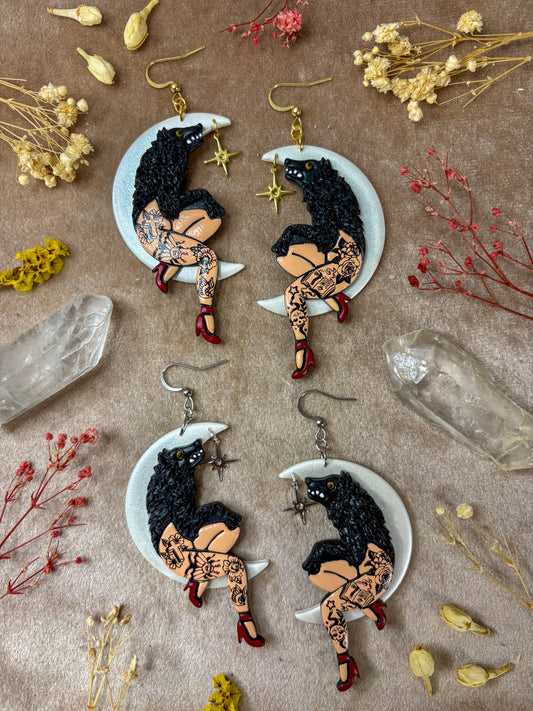 She-Wolf Earrings
