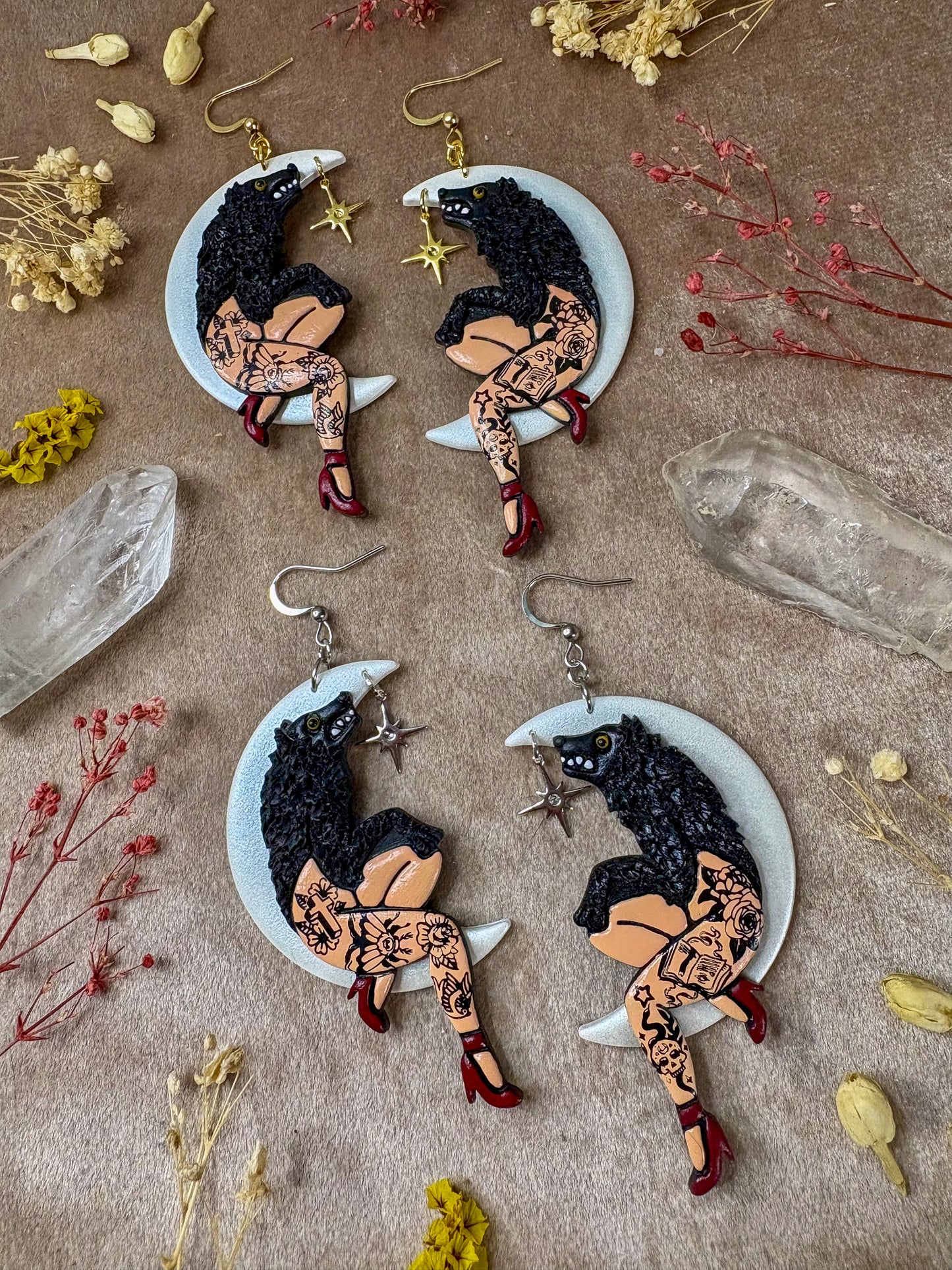 She-Wolf Earrings