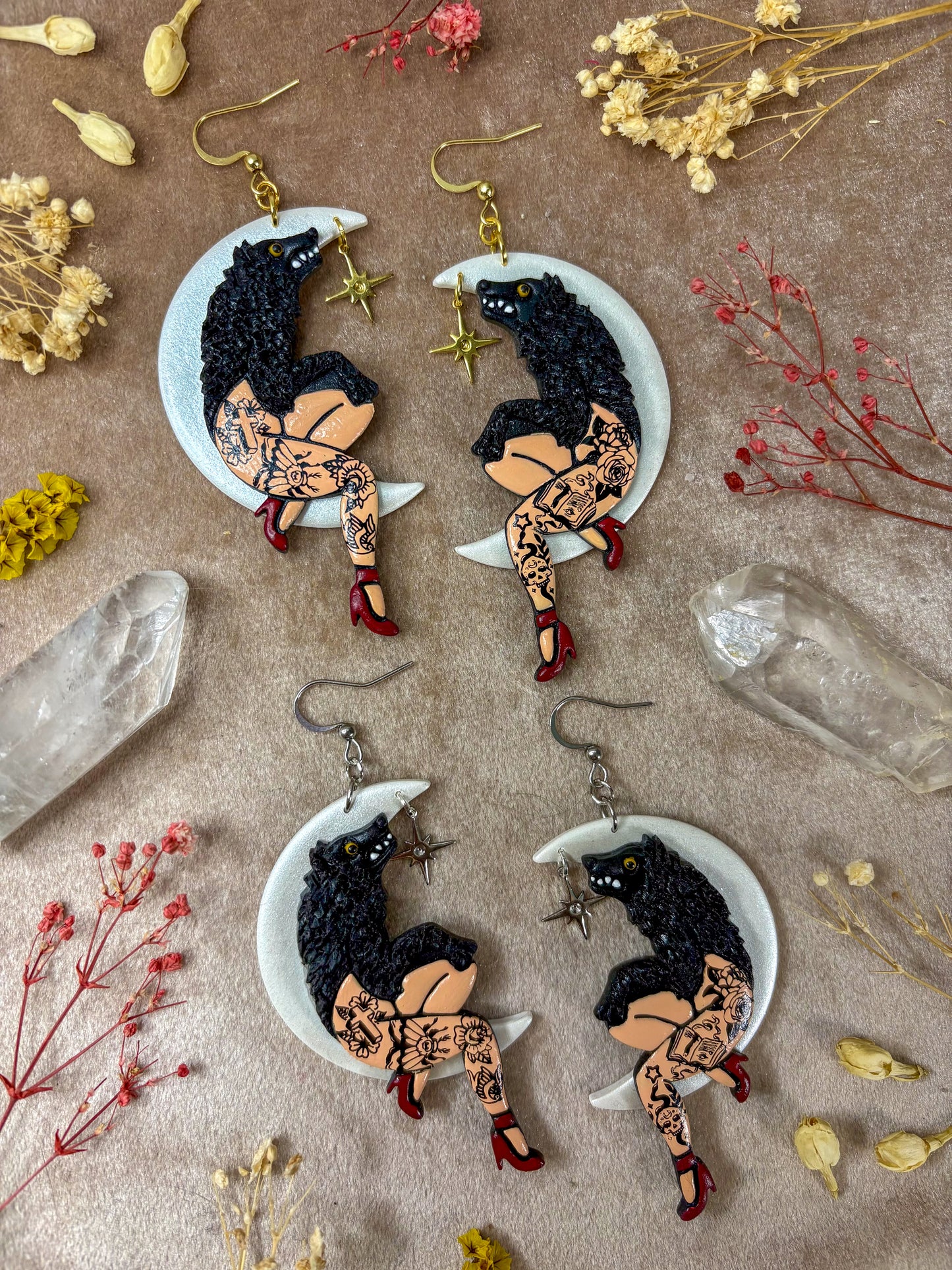 She-Wolf Earrings
