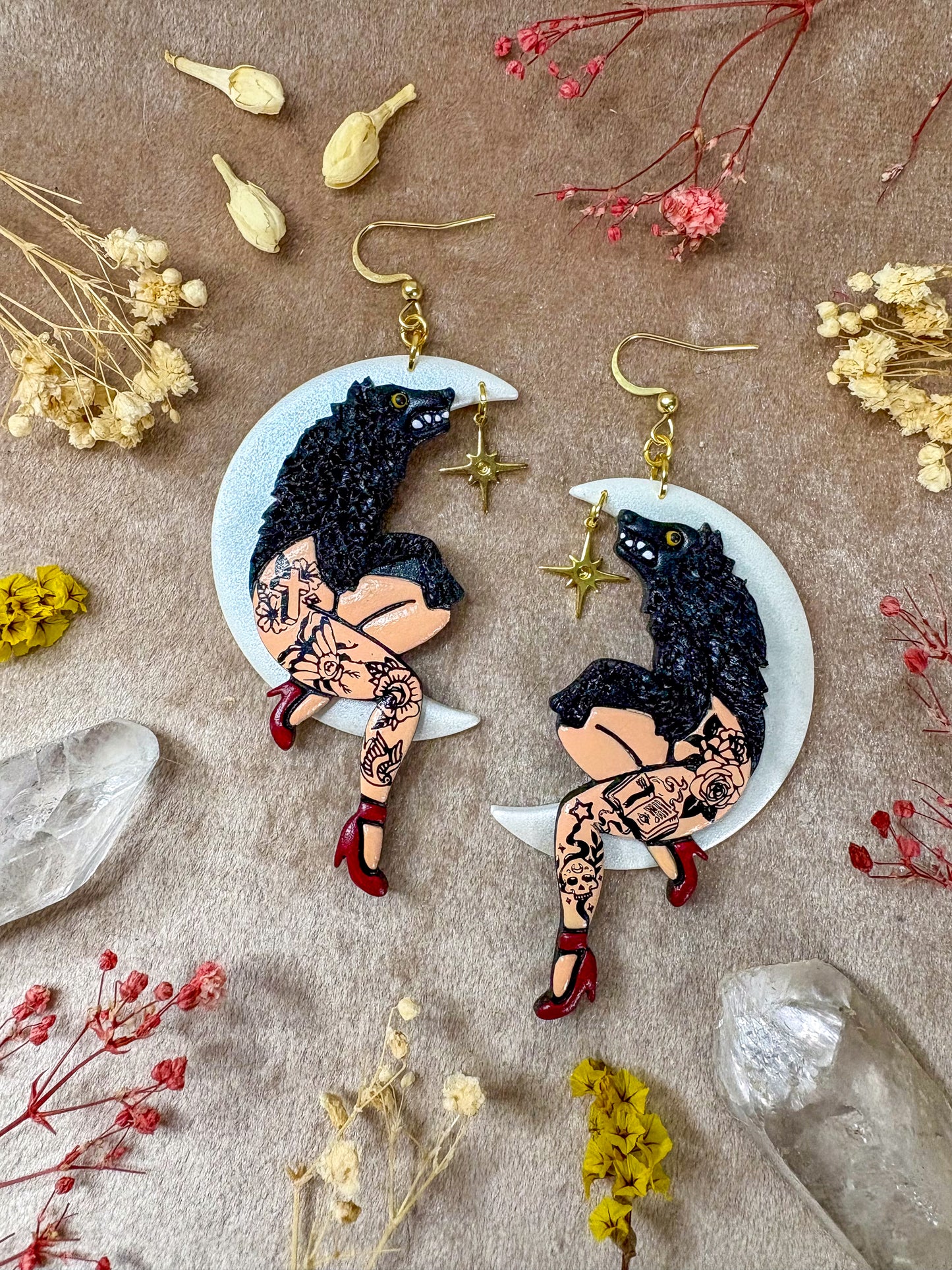 She-Wolf Earrings