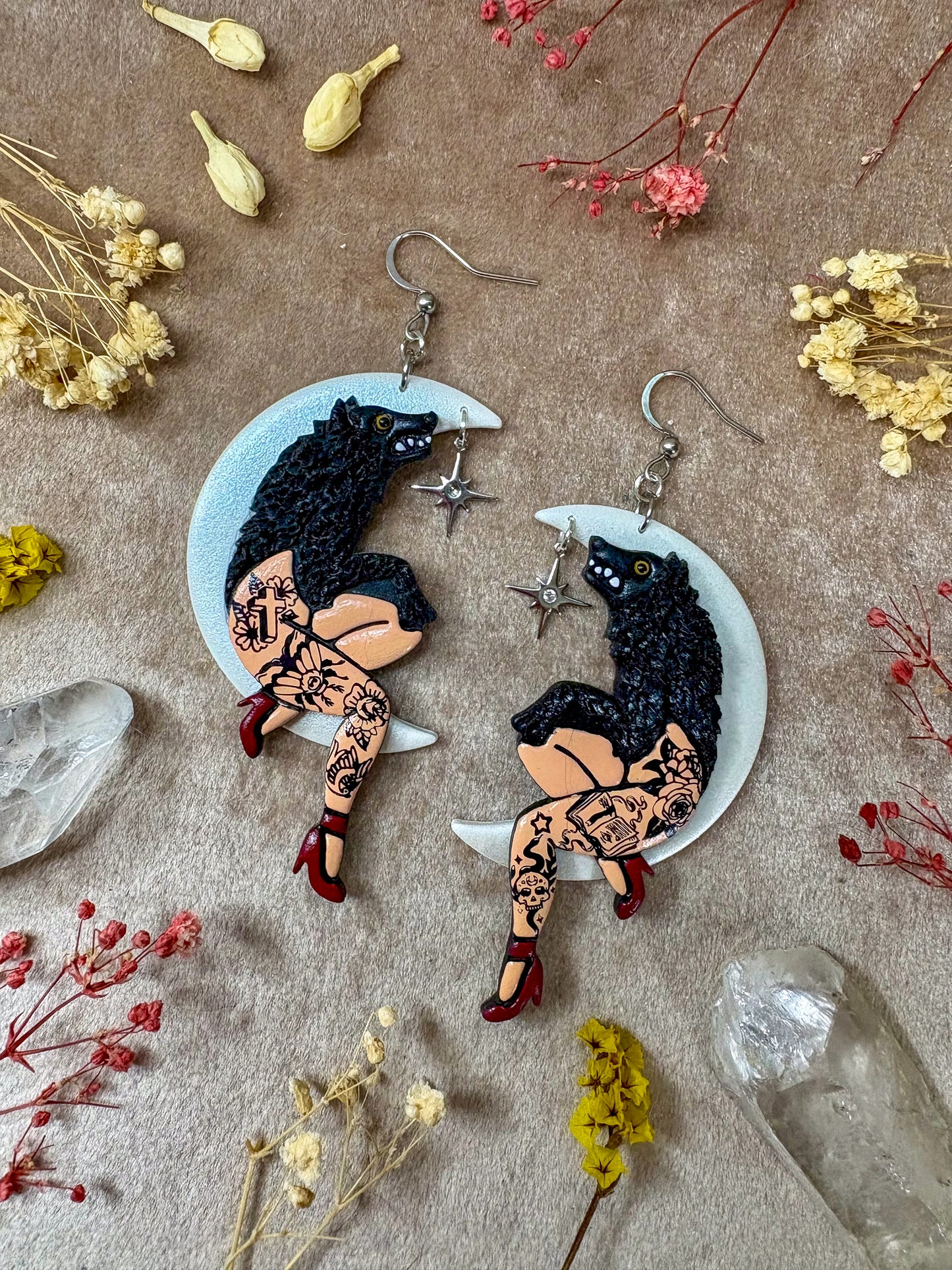 She-Wolf Earrings
