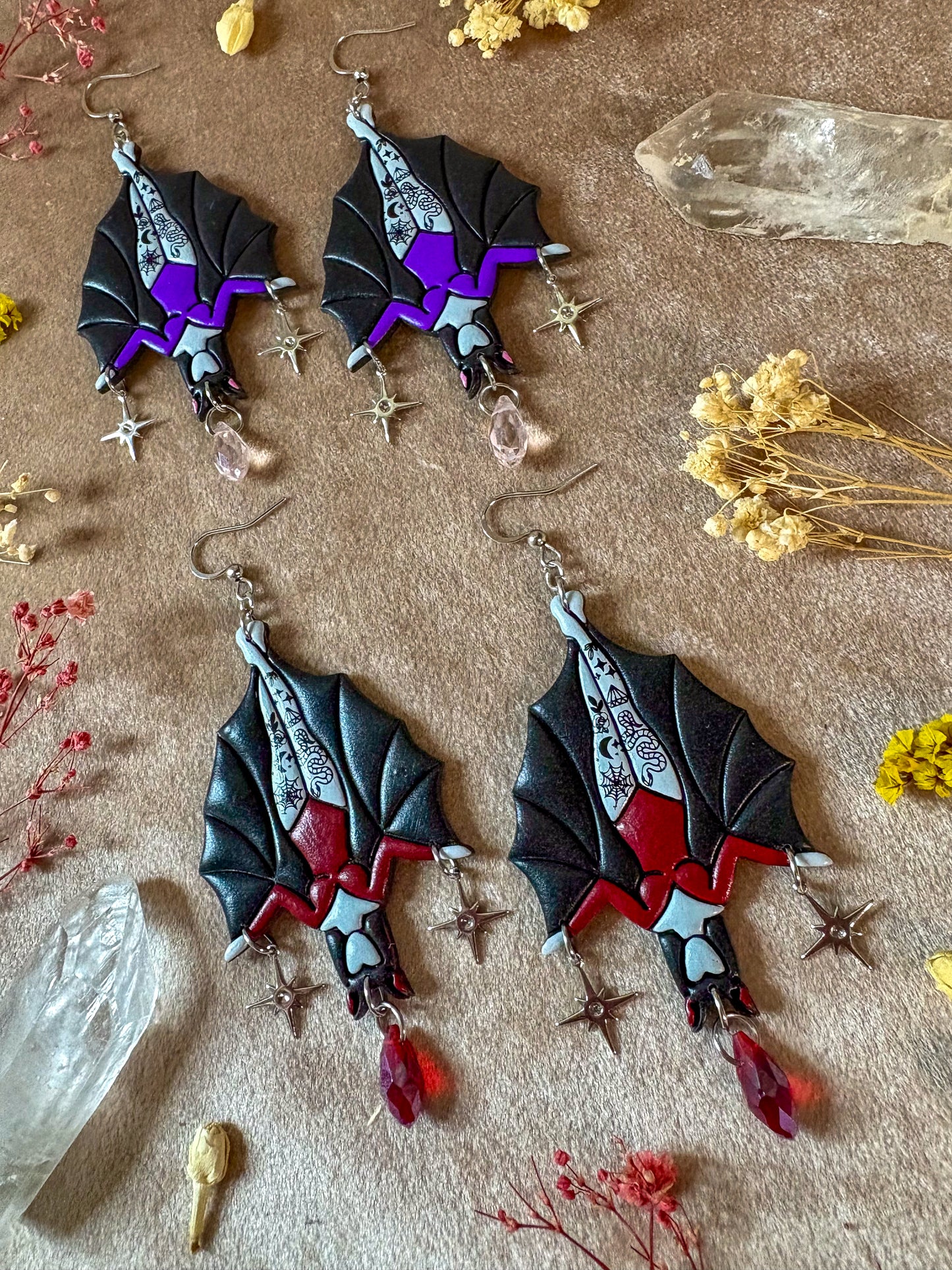 Bat-Babe Earrings