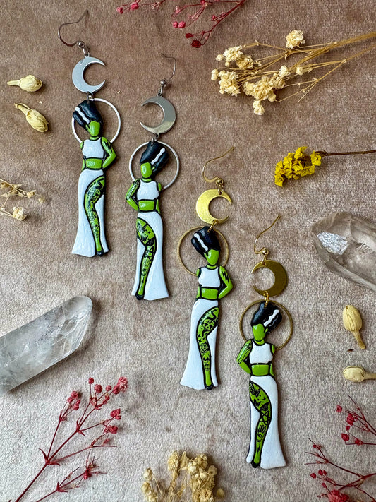 Bride of Frankenstein Earrings