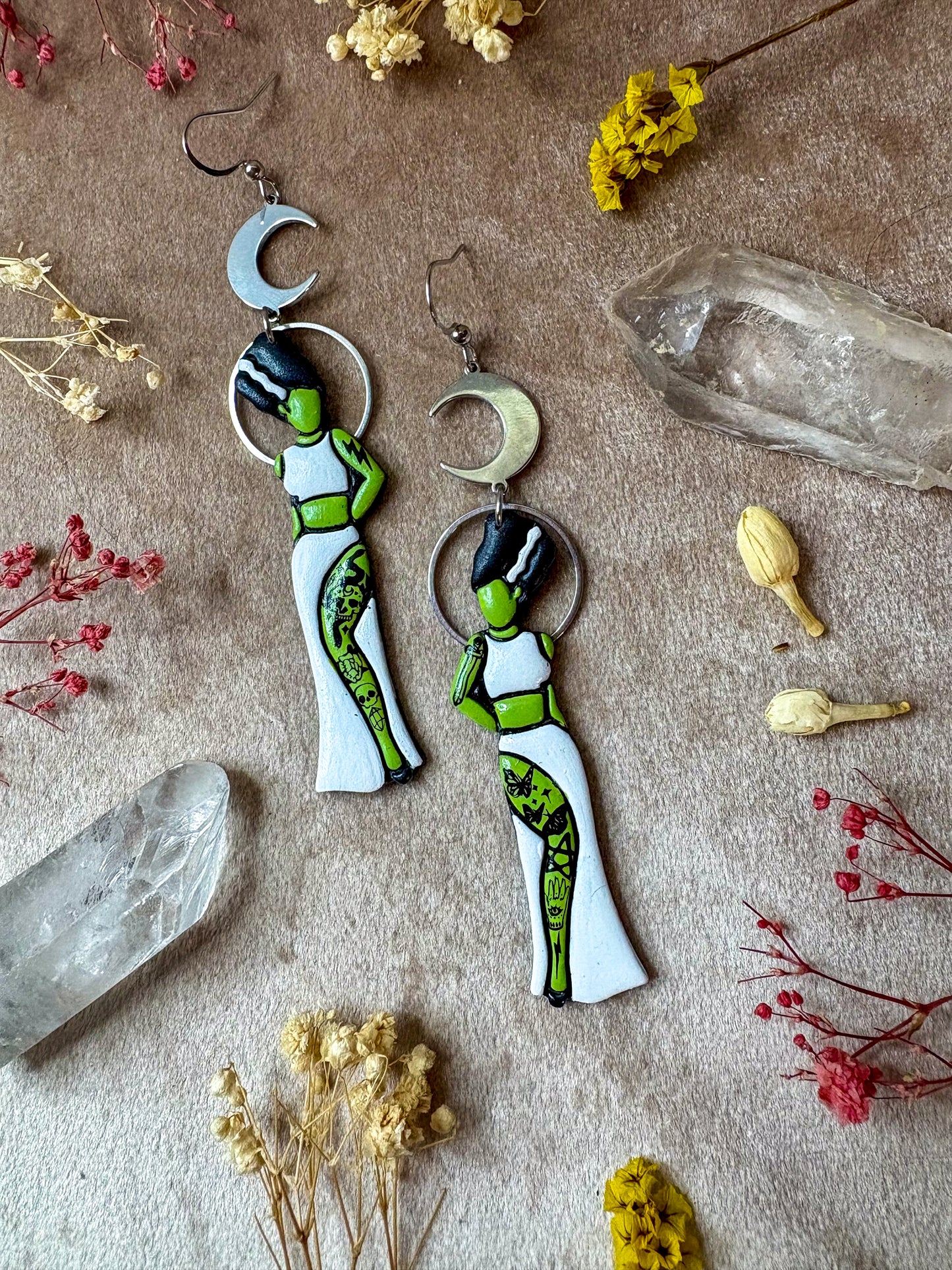 Bride of Frankenstein Earrings