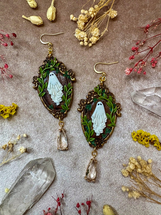 Vine Ghost Frame Earrings