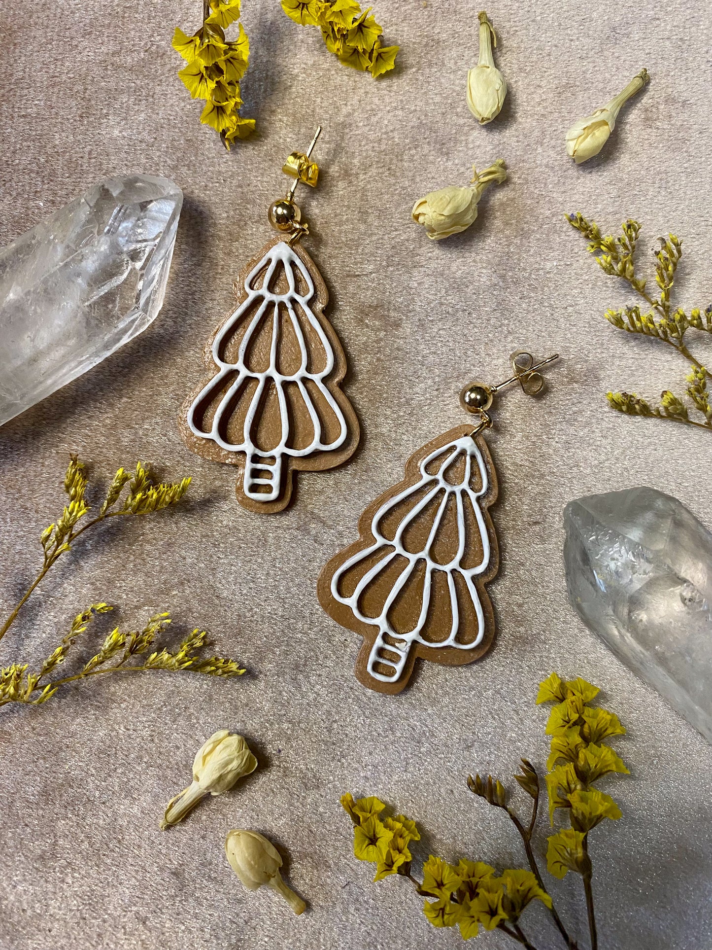 Gingerbread Cookie Earrings