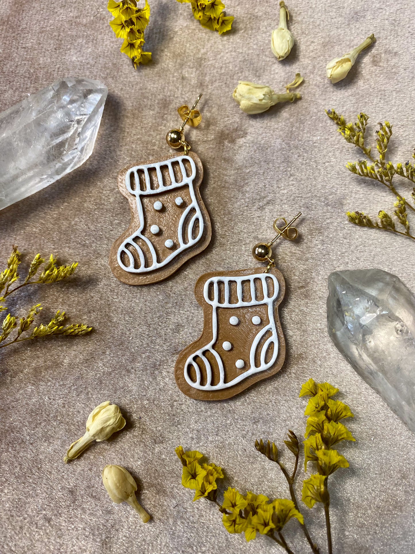 Gingerbread Cookie Earrings