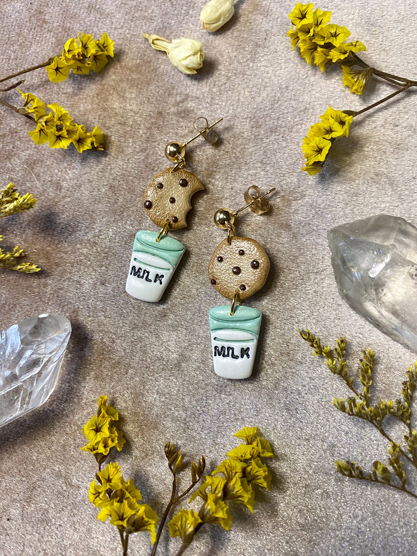 Milk and Cookies Earrings