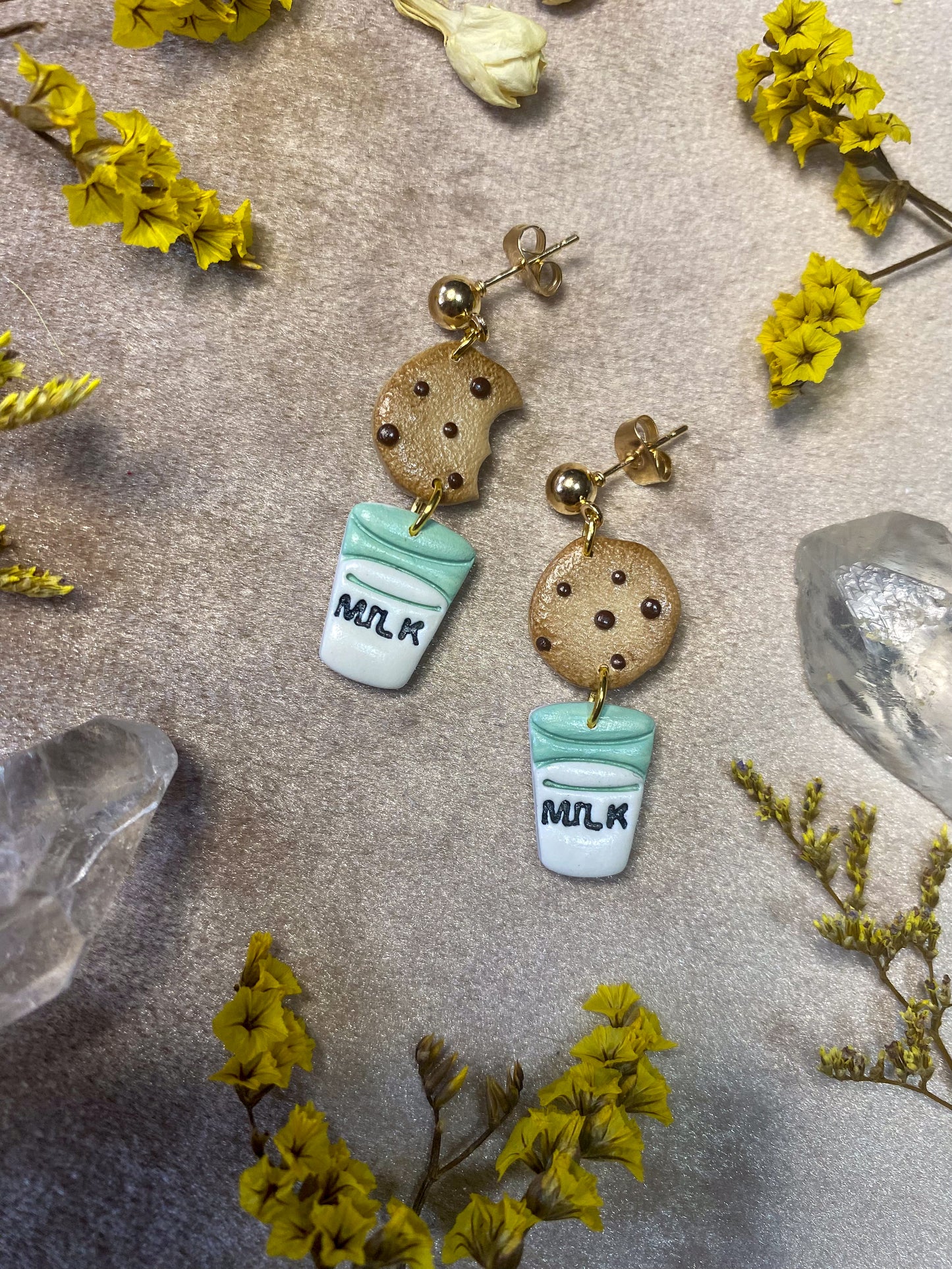 Milk and Cookies Earrings