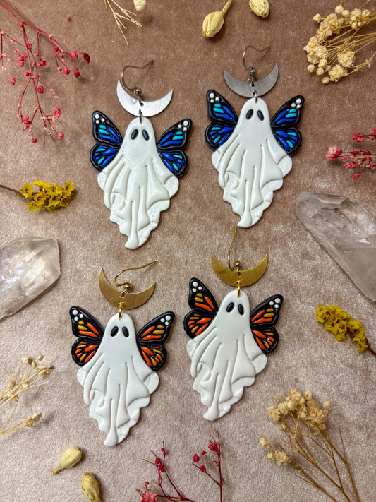 Butterfly Ghost Earrings