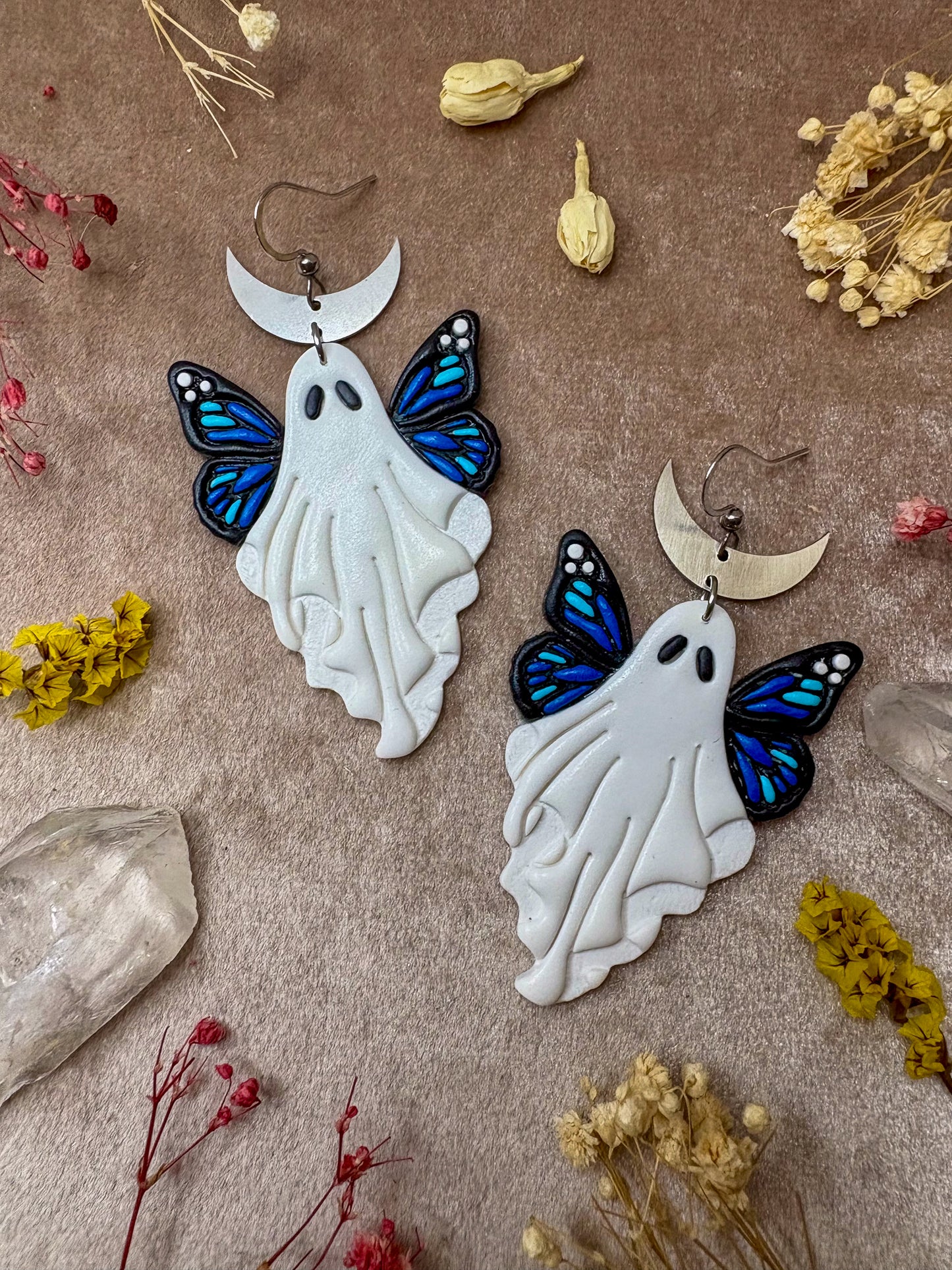 Butterfly Ghost Earrings