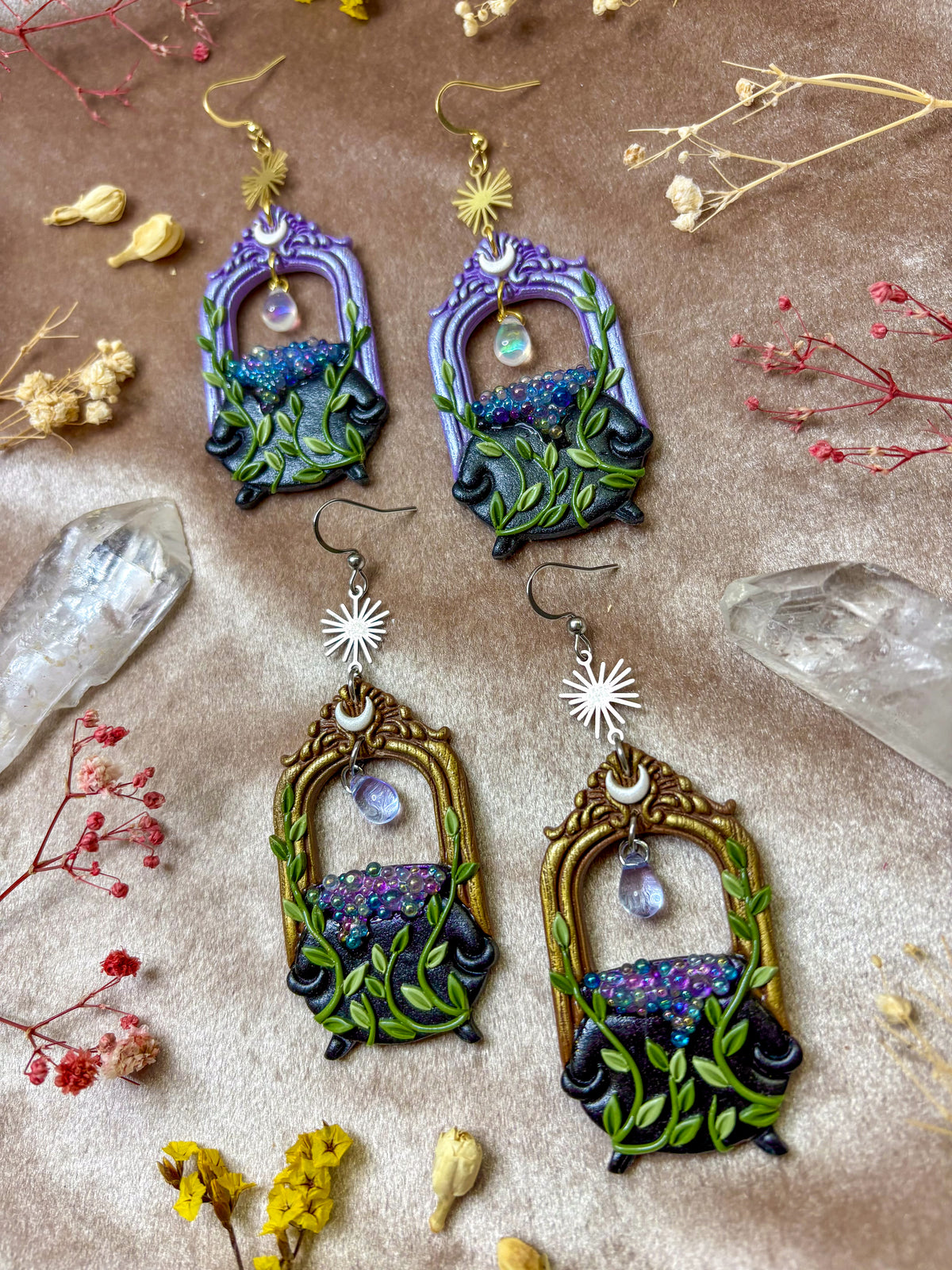 Bubbling Cauldron Earrings