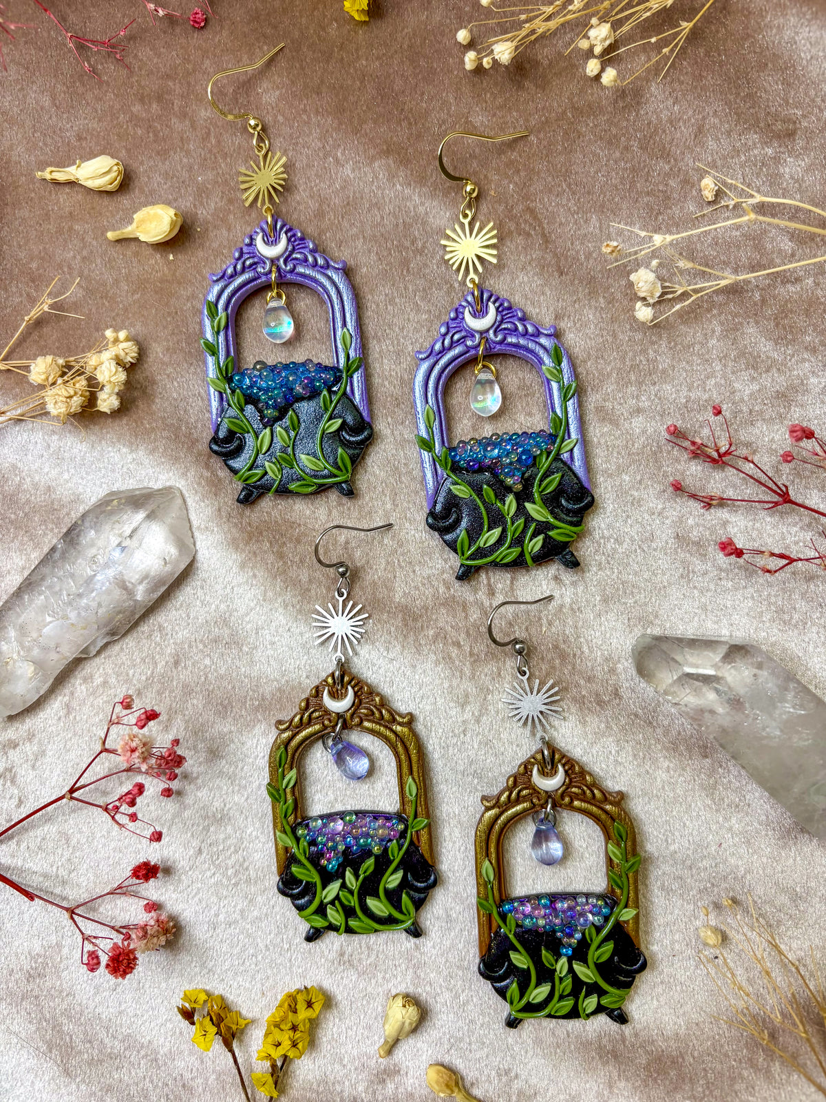 Bubbling Cauldron Earrings