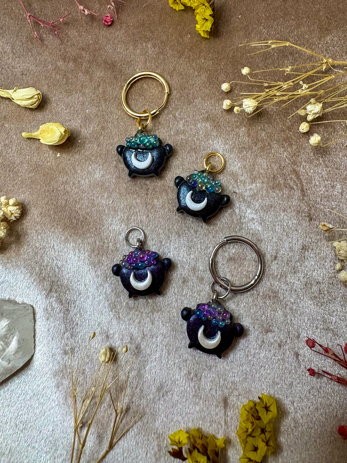 Moon Cauldron Charm