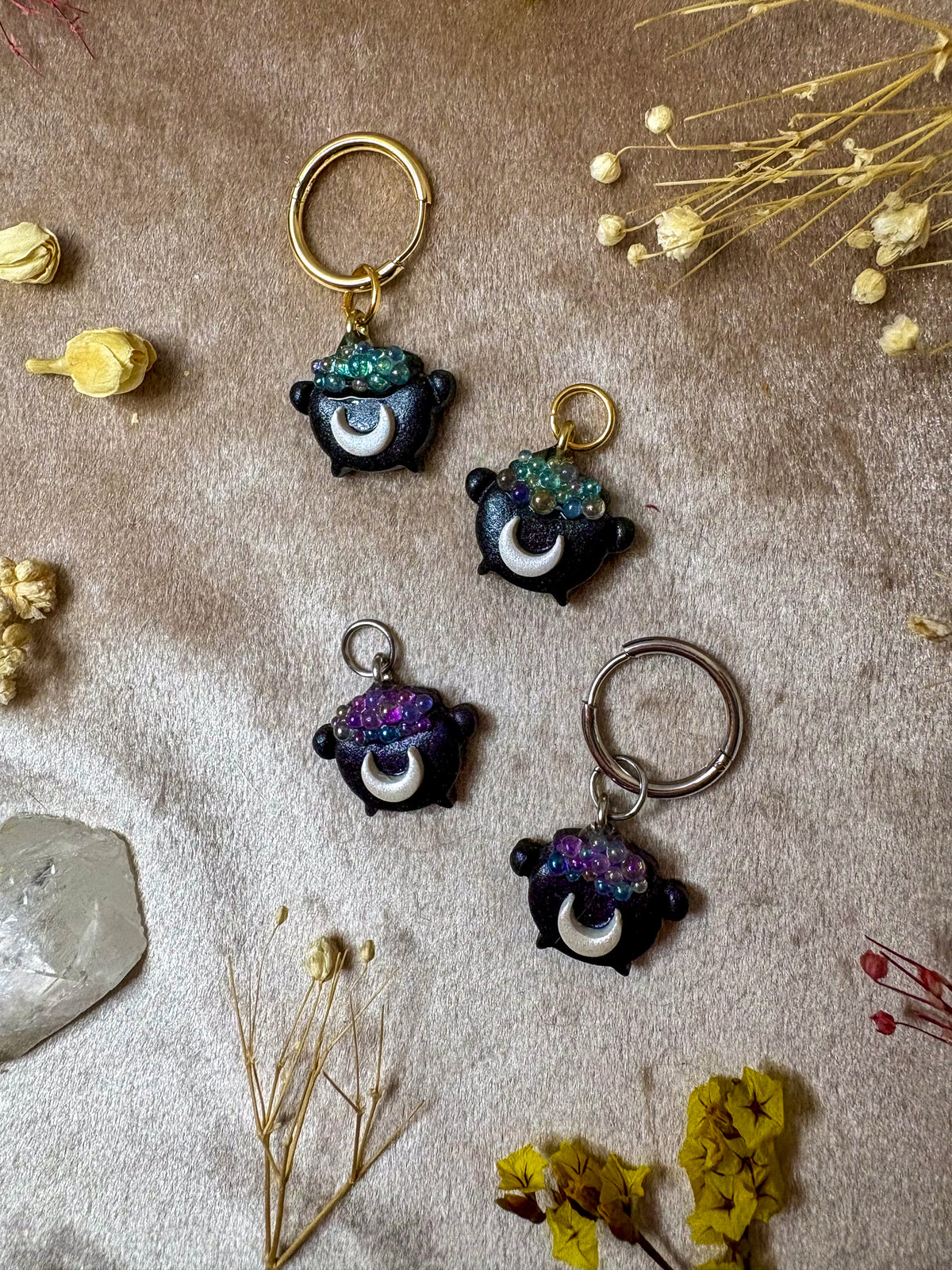 Moon Cauldron Charm