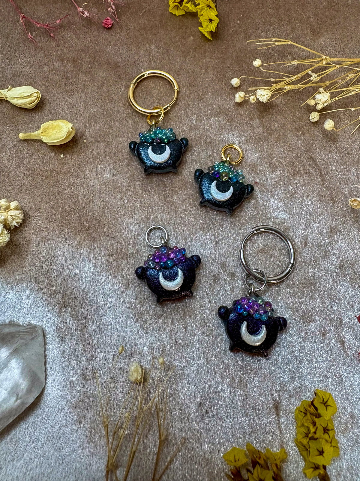 Moon Cauldron Charm