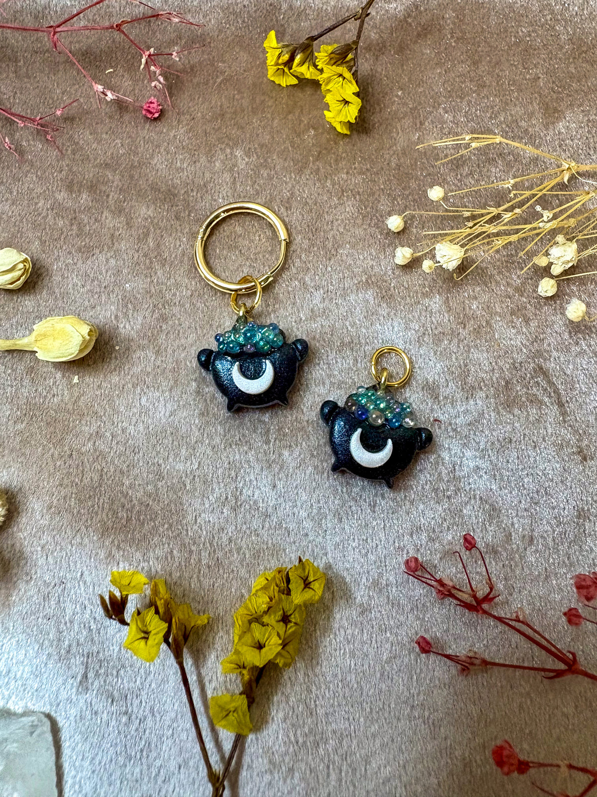 Moon Cauldron Charm