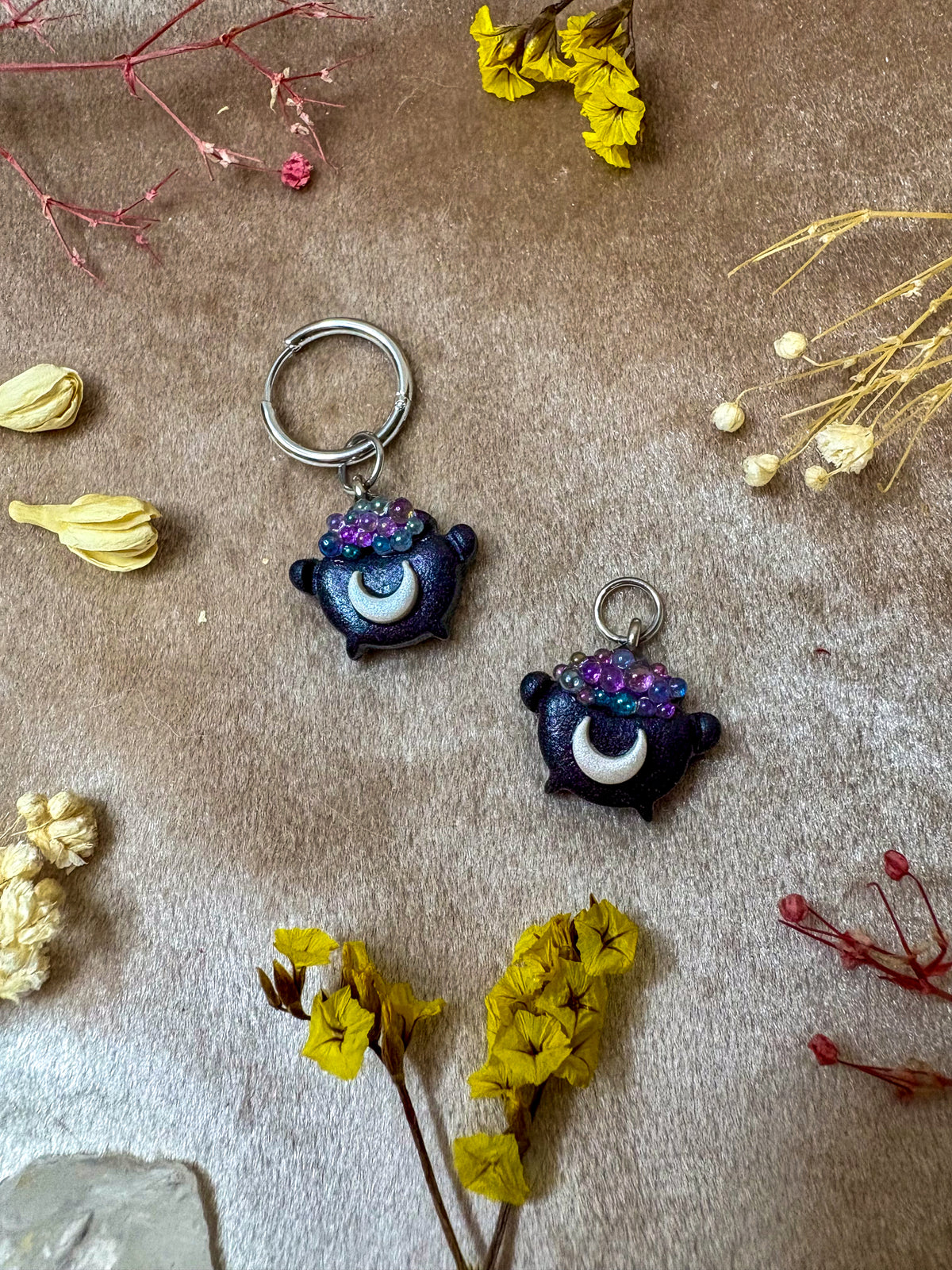 Moon Cauldron Charm