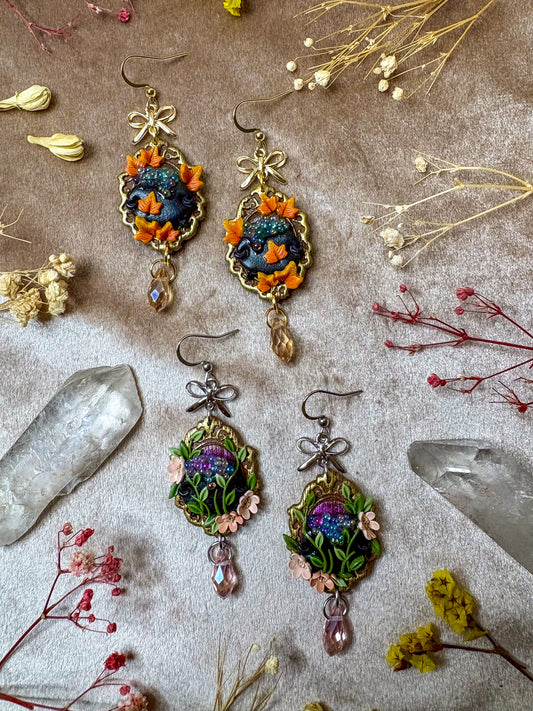 Cauldron Frame Earrings