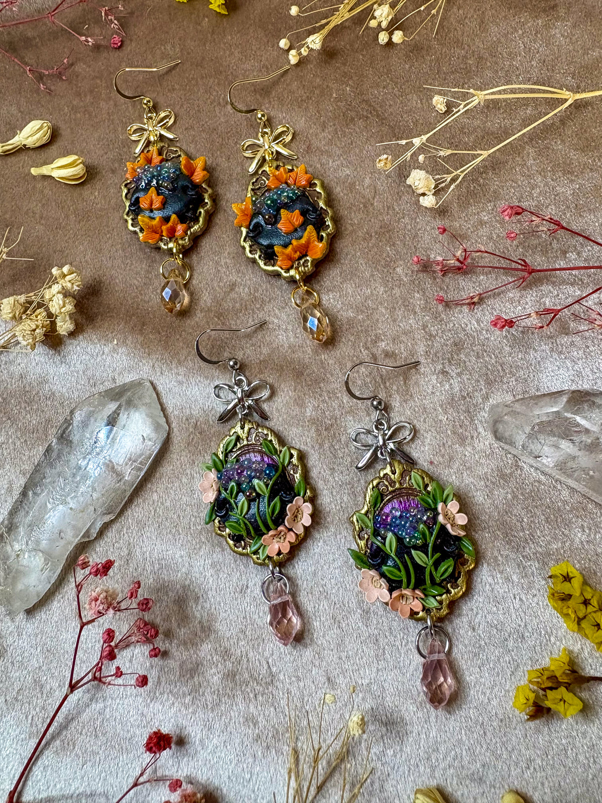 Cauldron Frame Earrings