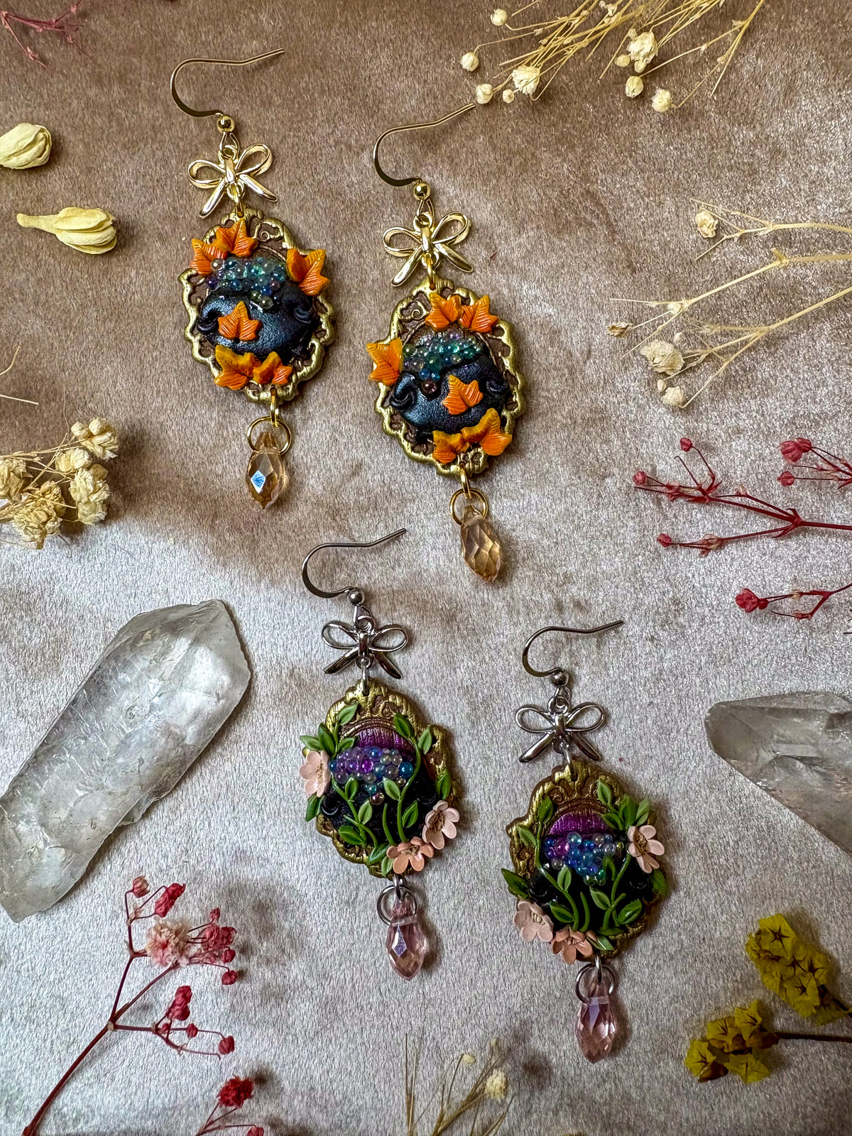 Cauldron Frame Earrings