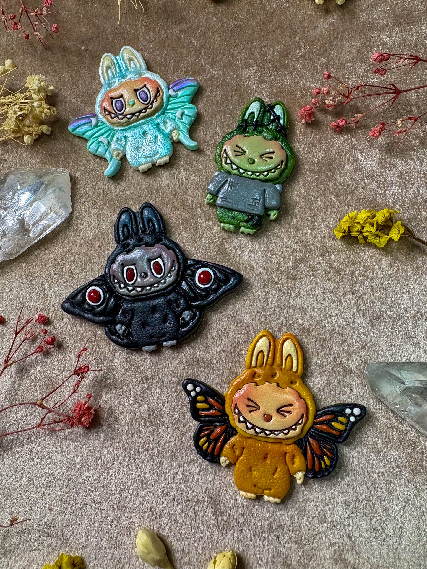 Halloween Edition - Creepy Bunny Pins