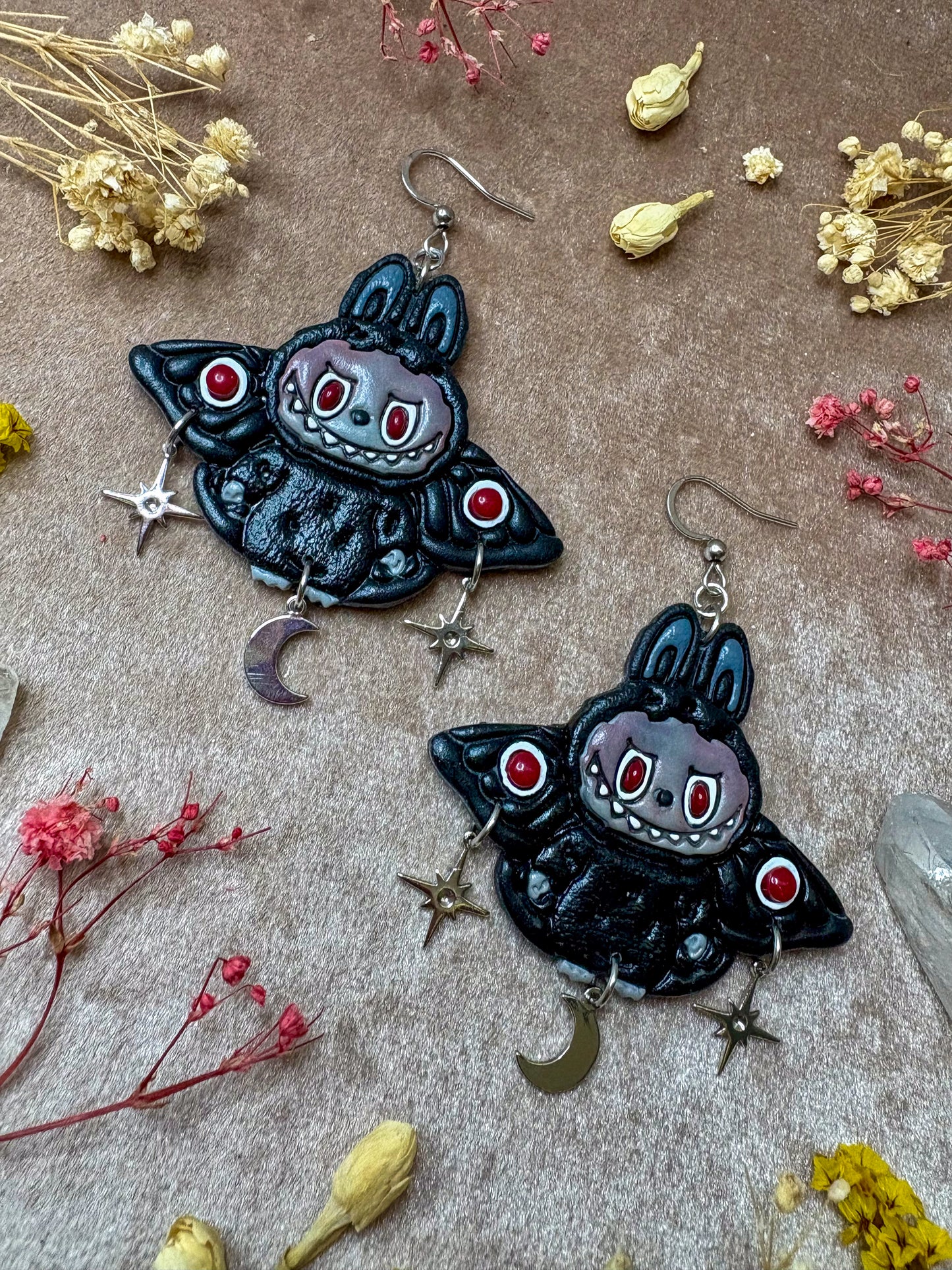 Mothman 'Bubu Earrings