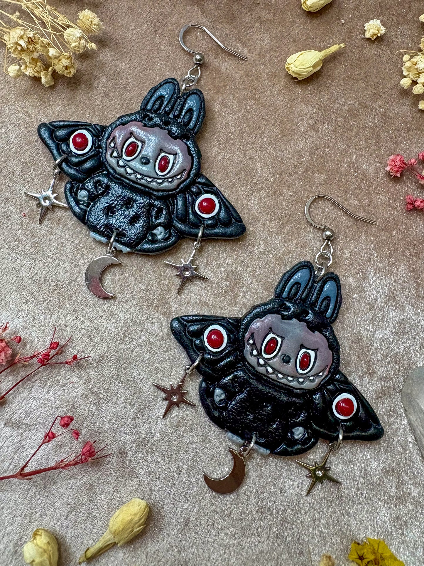 Mothman 'Bubu Earrings