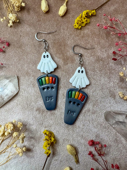 EMF Reader and Ghost Earrings