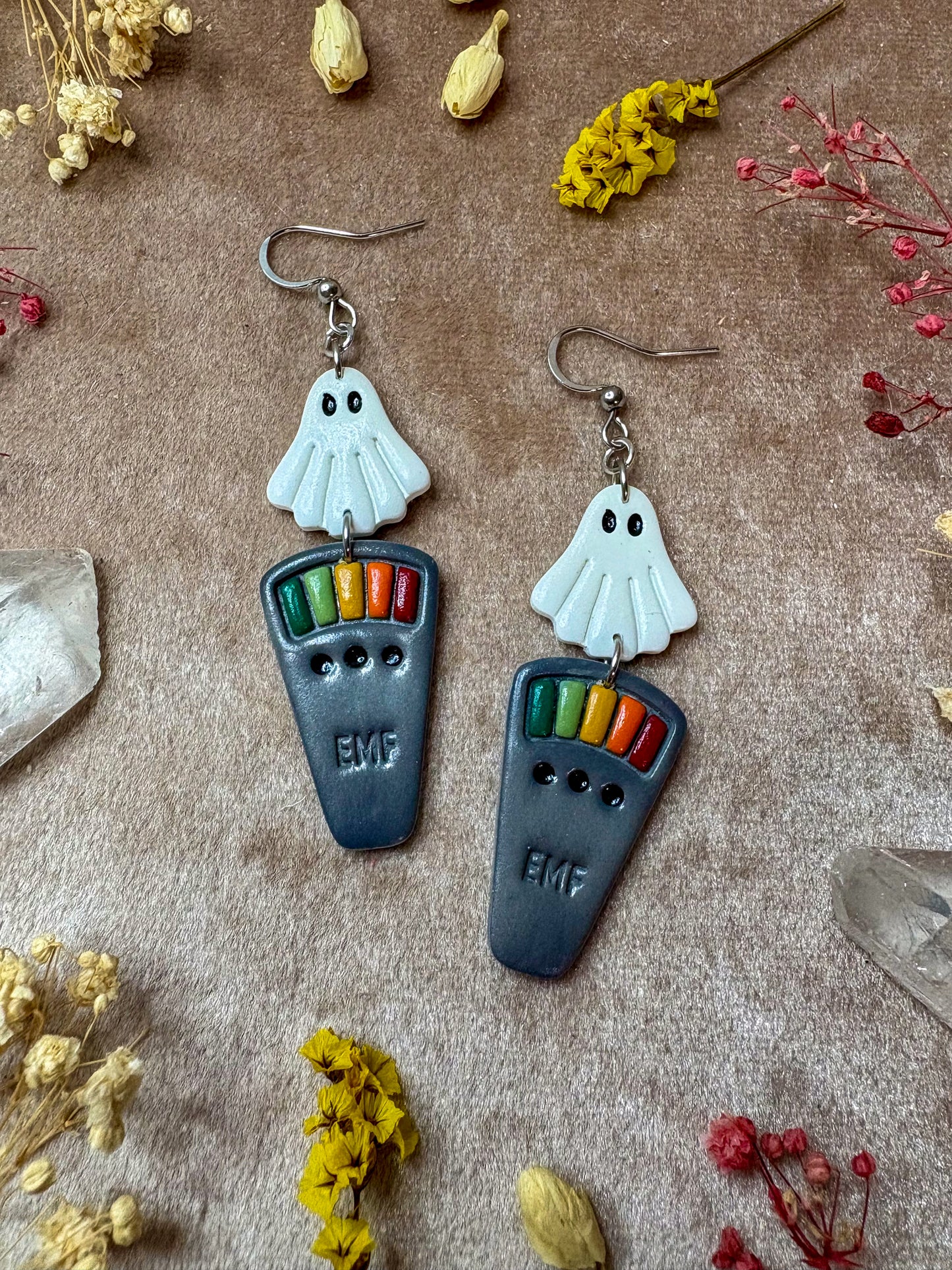 EMF Reader and Ghost Earrings