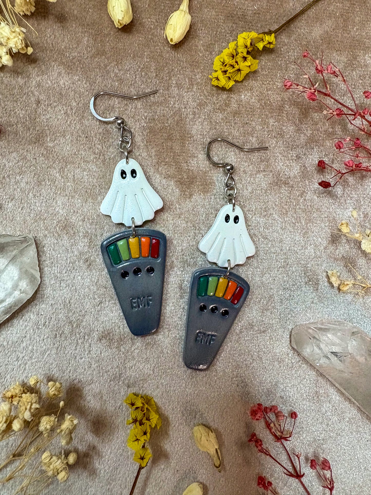 EMF Reader and Ghost Earrings
