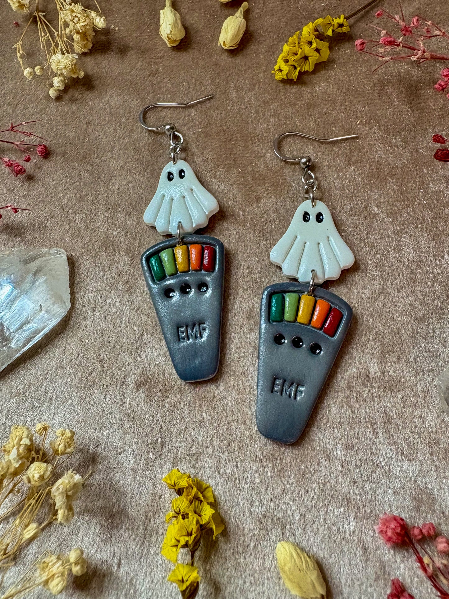 EMF Reader and Ghost Earrings