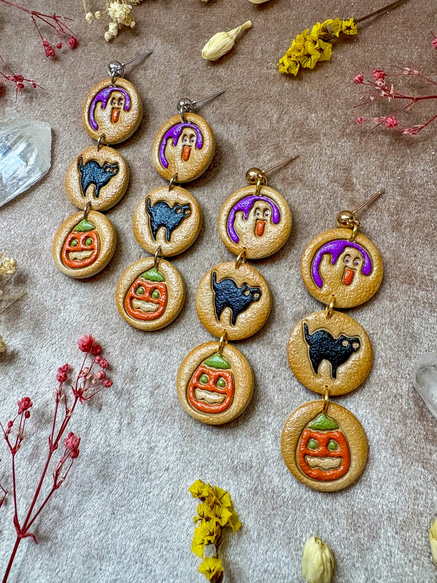 Classic Halloween Sugar Cookie Earrings