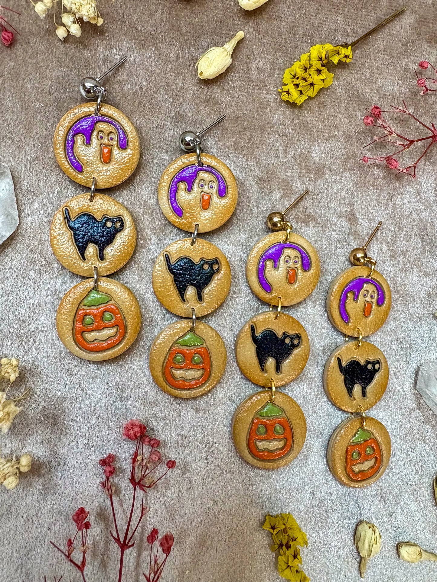 Classic Halloween Sugar Cookie Earrings