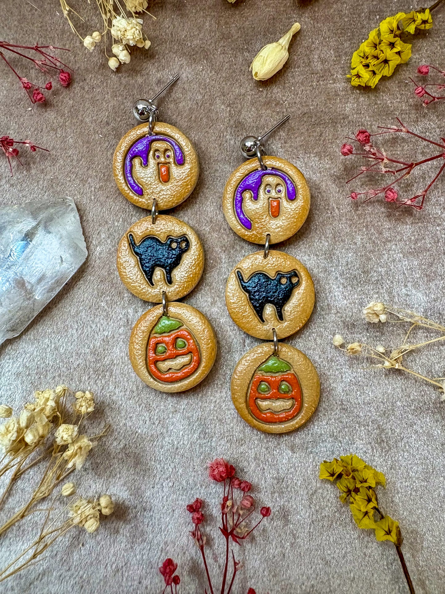 Classic Halloween Sugar Cookie Earrings