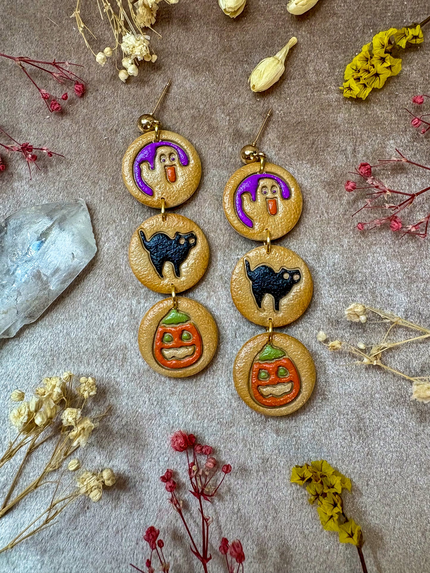 Classic Halloween Sugar Cookie Earrings