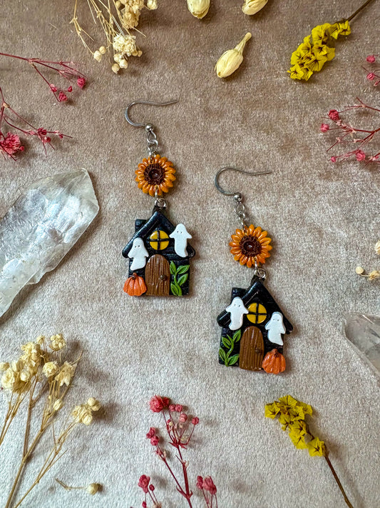 Ghostly Cottage Earrings