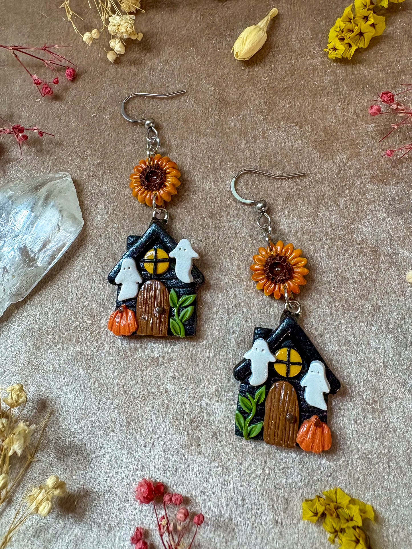 Ghostly Cottage Earrings