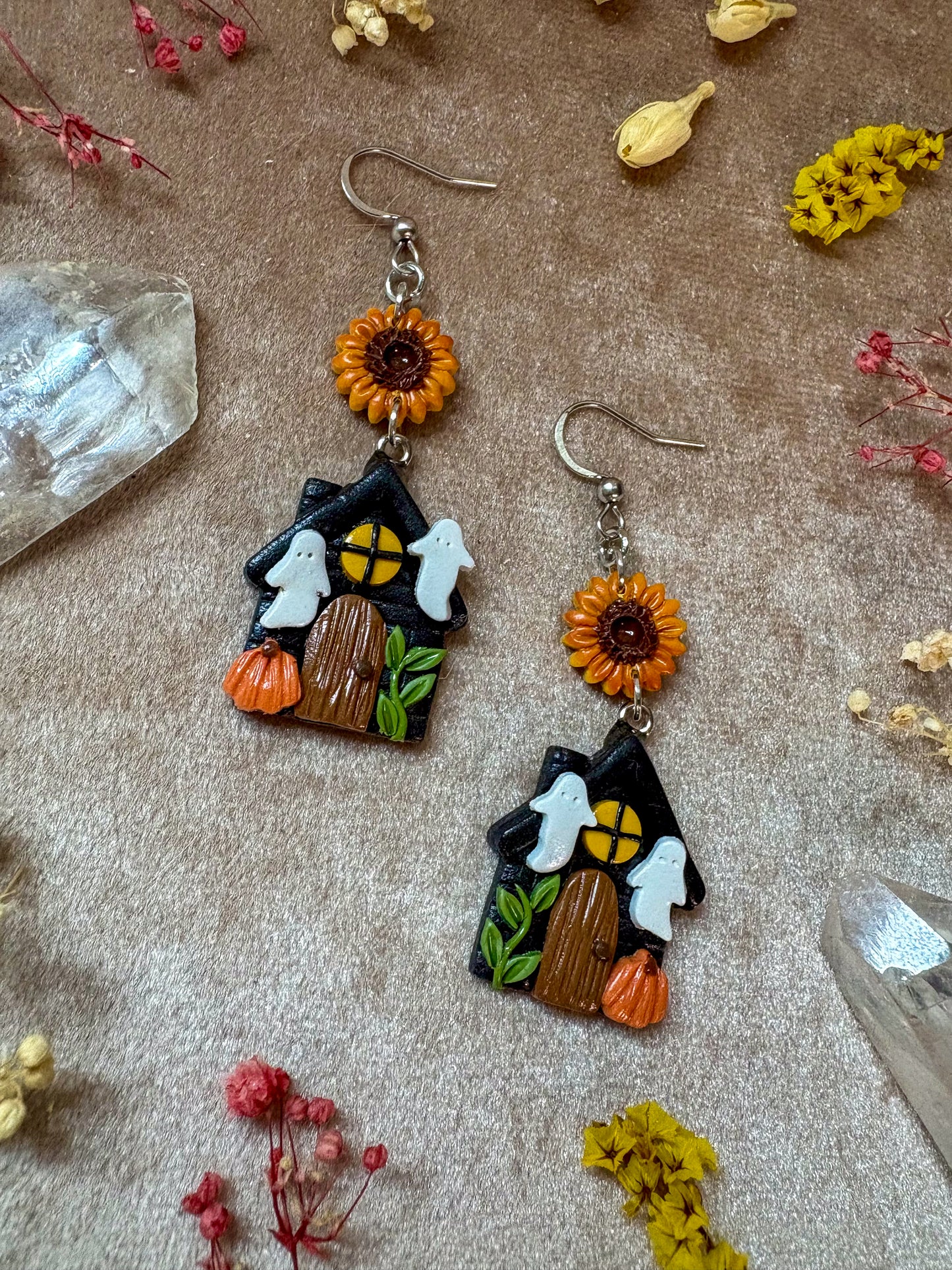 Ghostly Cottage Earrings
