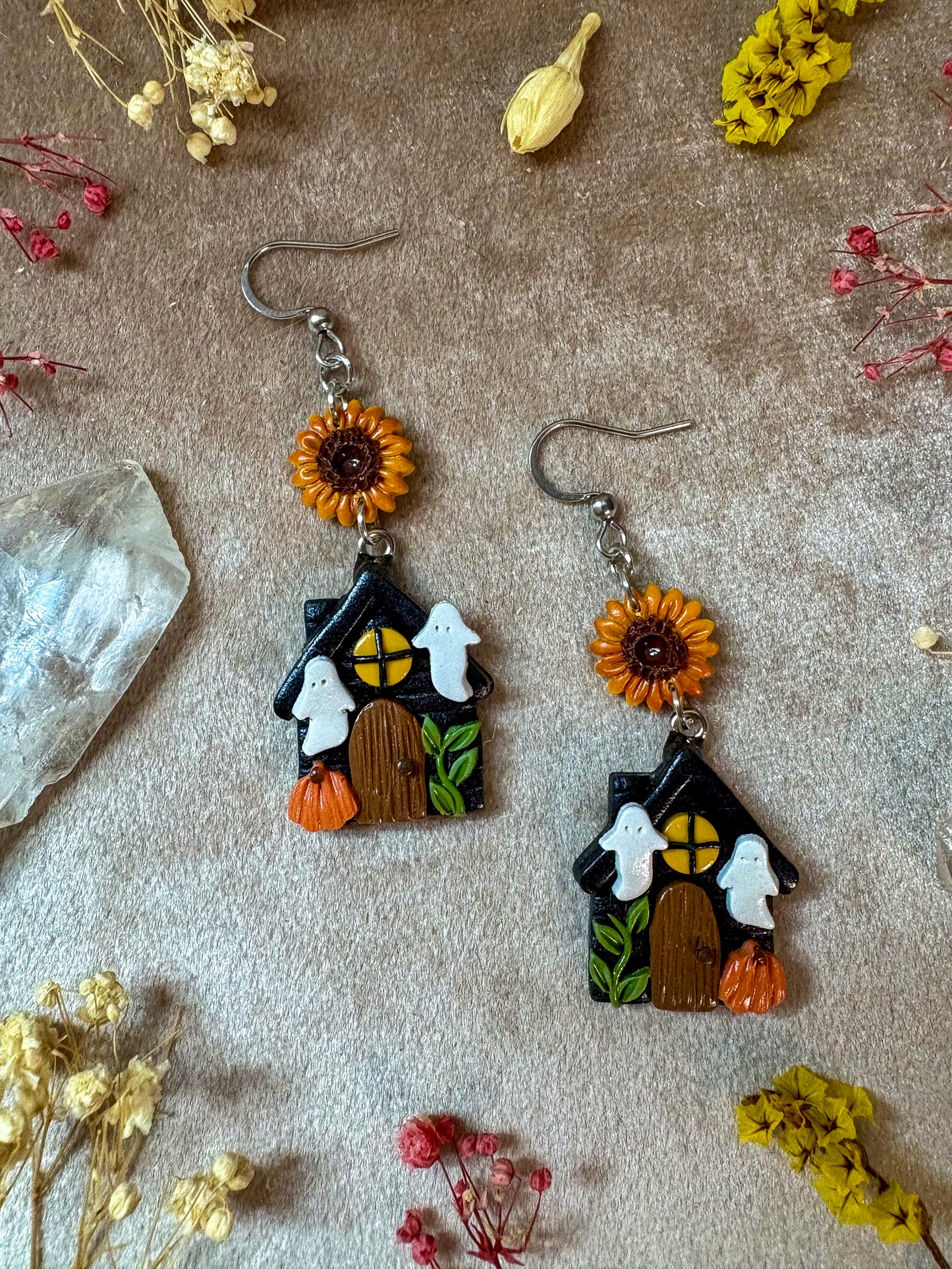 Ghostly Cottage Earrings