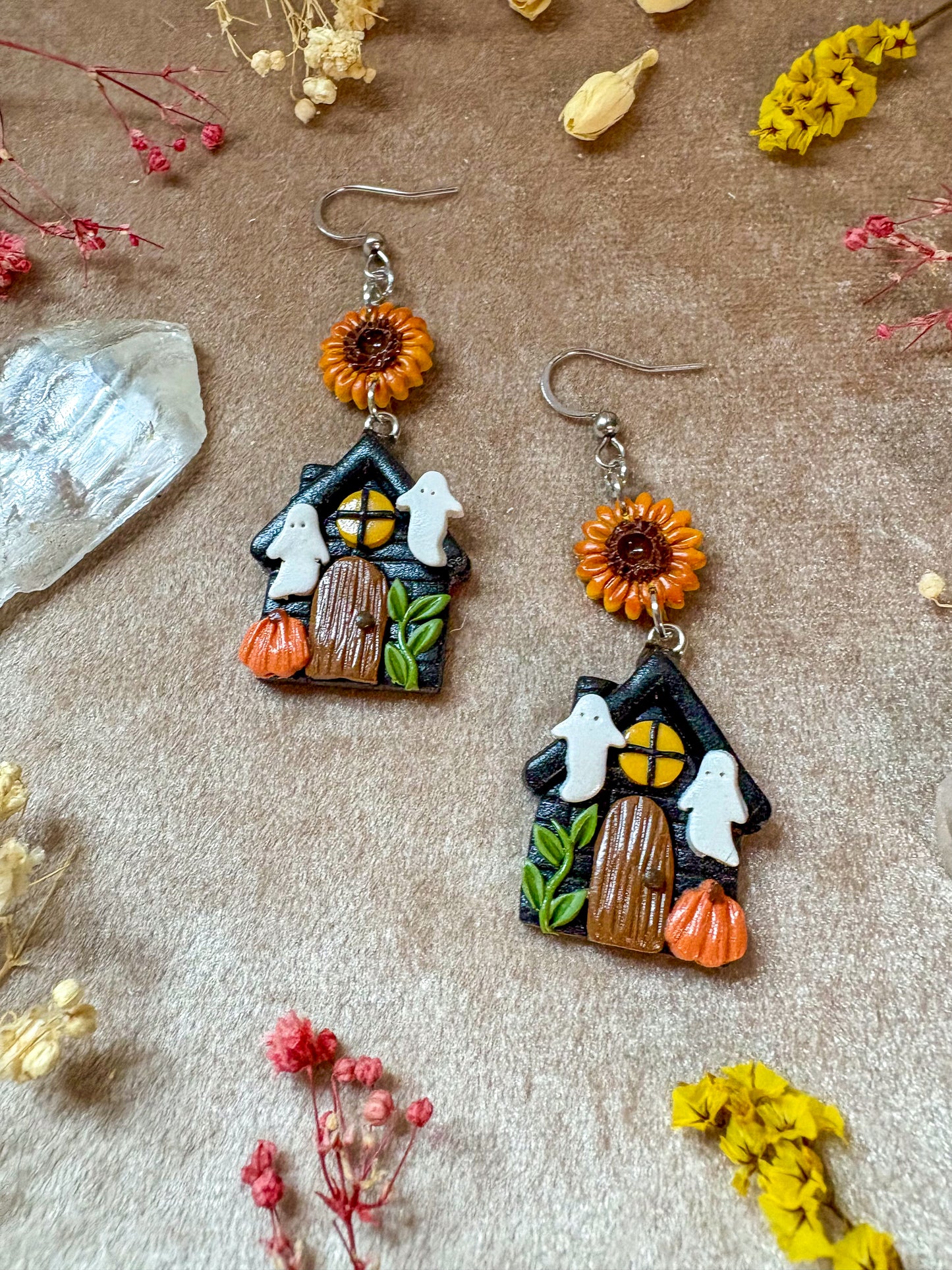 Ghostly Cottage Earrings