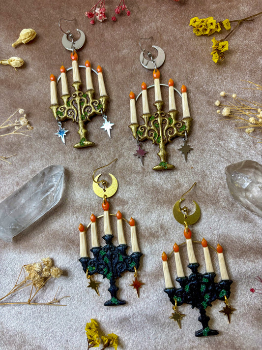 Glowing Candelabra Earrings